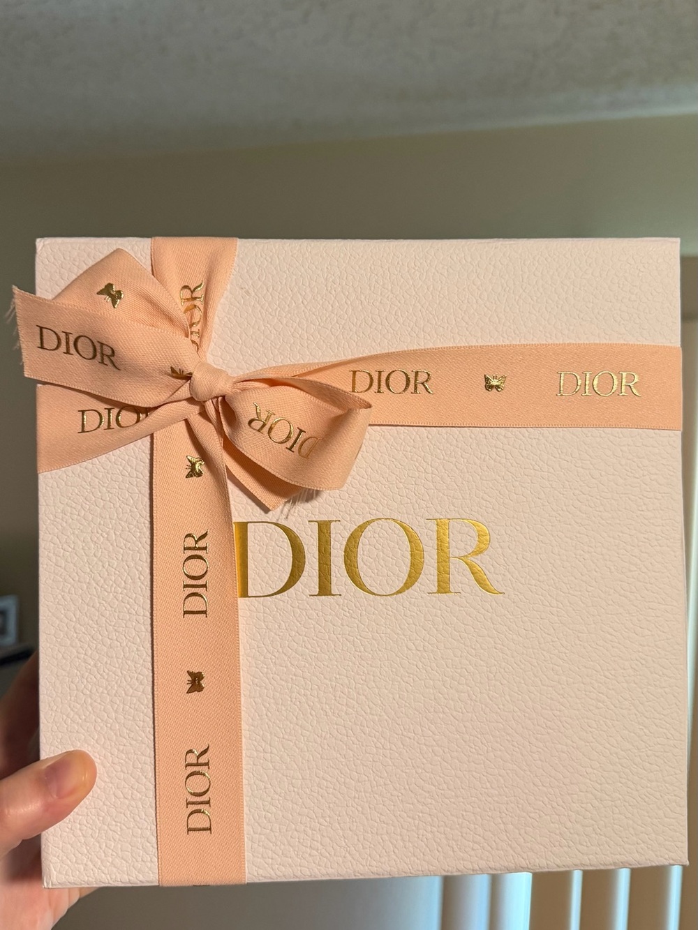 Dior Gift Box with Pink Bow - Mother’s Day 2026